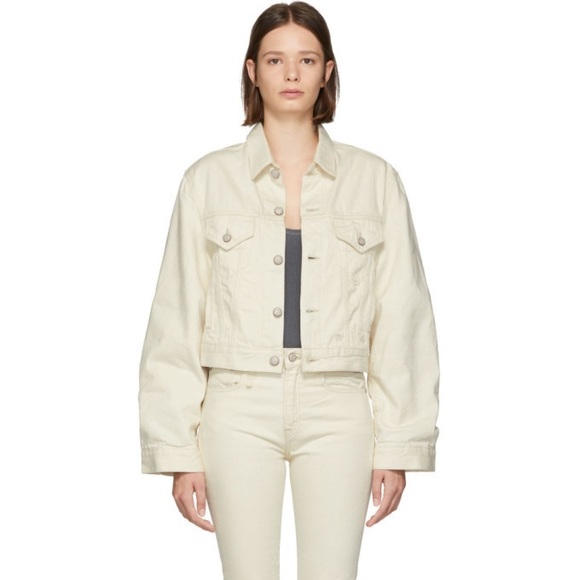 NWT R13 White Denim Jacket - Picture 1 of 10